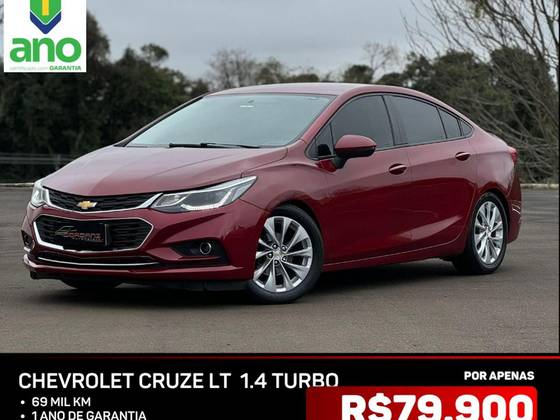 CHEVROLET CRUZE 1.4 TURBO LT 16V FLEX 4P AUTOMÁTICO